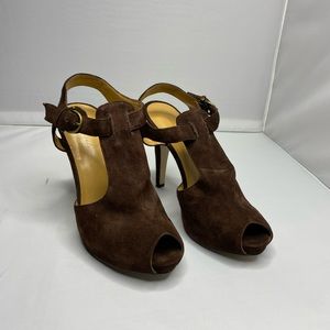 Brown Nine West Heels 👠